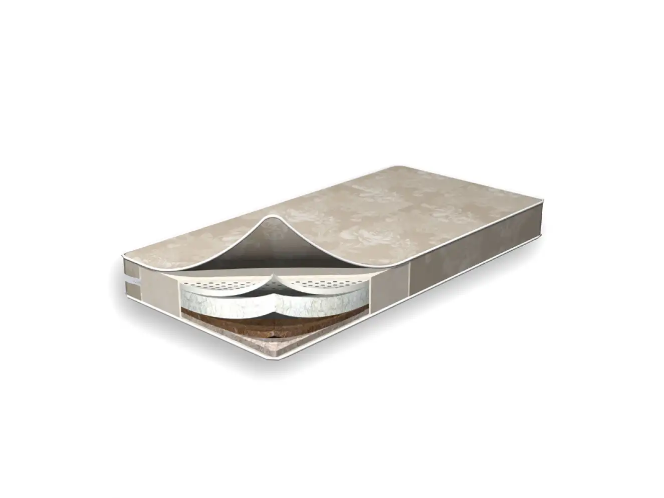 Матрац Latex Hollow 100мм безпружинний (Латекс Кокос 100мм)