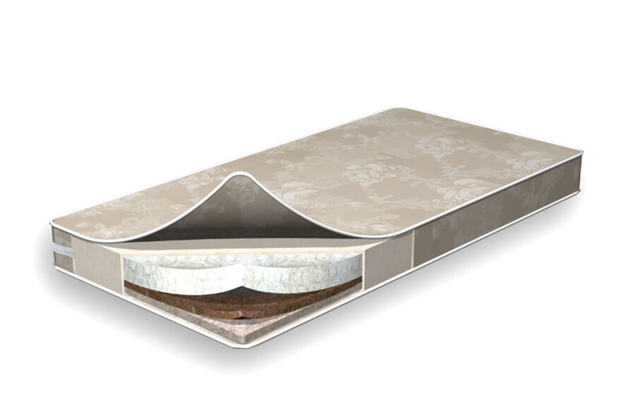 Матрац Len-Coconut-Hollow 120мм безпружинний (Льон Кокос Повітряний 120мм)