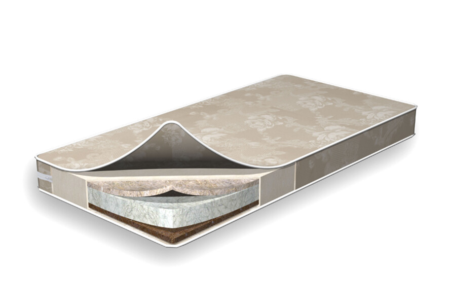 Матрац Len-Hollow-Coconut 120мм безпружинний (Льон Кокос Повітряний 120мм)