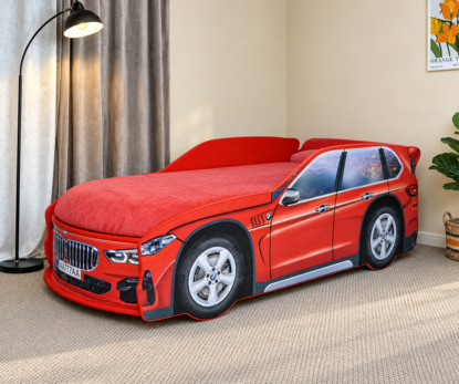 Детская кровать машина для мальчика Люкс Внедорожник Х5 / LUXE X5 