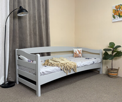 Дитяче ліжко з бортиком Афіна (бук) Колір RAL