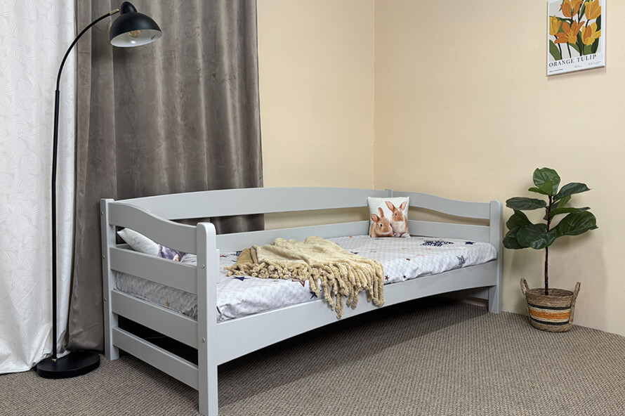 Дитяче ліжко з бортиком Афіна (бук) Колір RAL