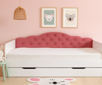 Дитяче ліжко з м`якою спинкою Софія /Sofia