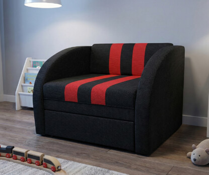 Диван-ліжко СМАРТ 004 чорний / SMART