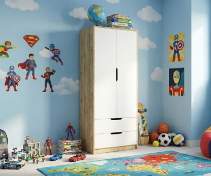 Шафа Тінейджер білий+тахо / Wardrobe Teenager