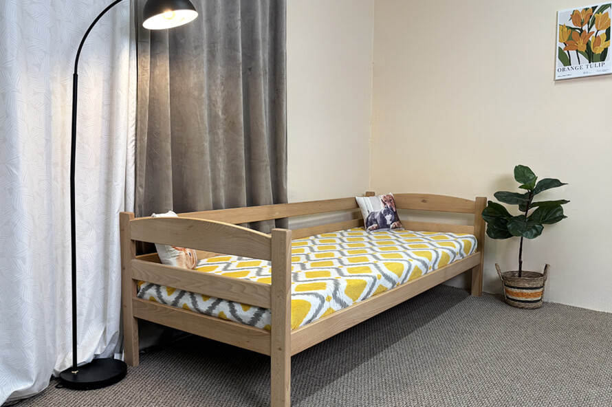 Ліжко Лілу (масив бука) колір натуральний