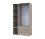 Шафа для одягу Гелар Дуб сонома 2ДСП/Дзеркало