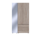 Шафа для одягу Гелар Дуб сонома 2ДСП/Дзеркало