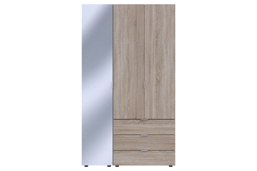 Шафа для одягу Гелар Дуб сонома 2ДСП/Дзеркало