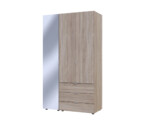 Шафа для одягу Гелар Дуб сонома 2ДСП/Дзеркало