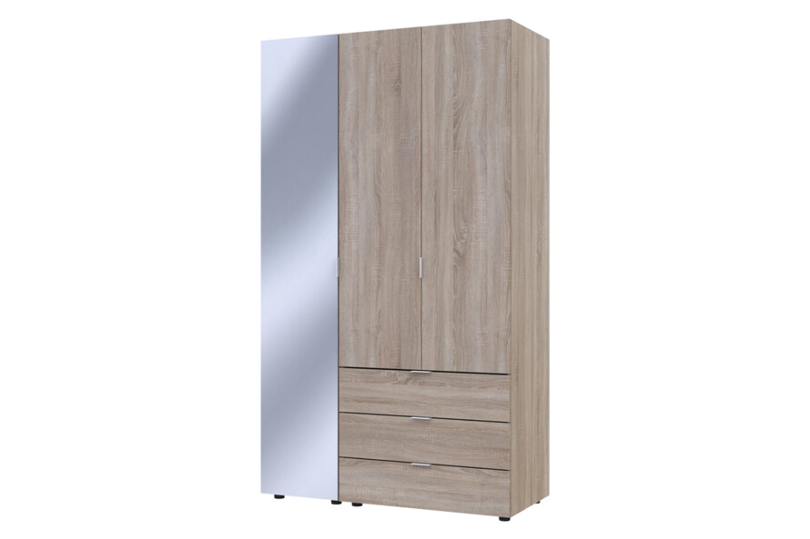 Шафа для одягу Гелар Дуб сонома 2ДСП/Дзеркало