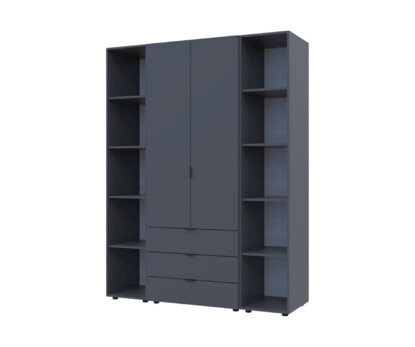 Комплект Гелар з 2 Етажерками Графіт 2 ДСП