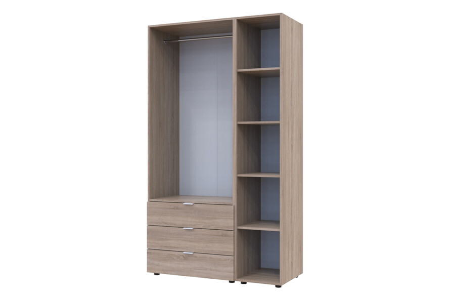 Комплект Гелар з Етажеркою Дуб Сонома 2 ДСП