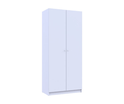 Шафа для одягу Промо / Promo з полицями Білий 2 ДСП