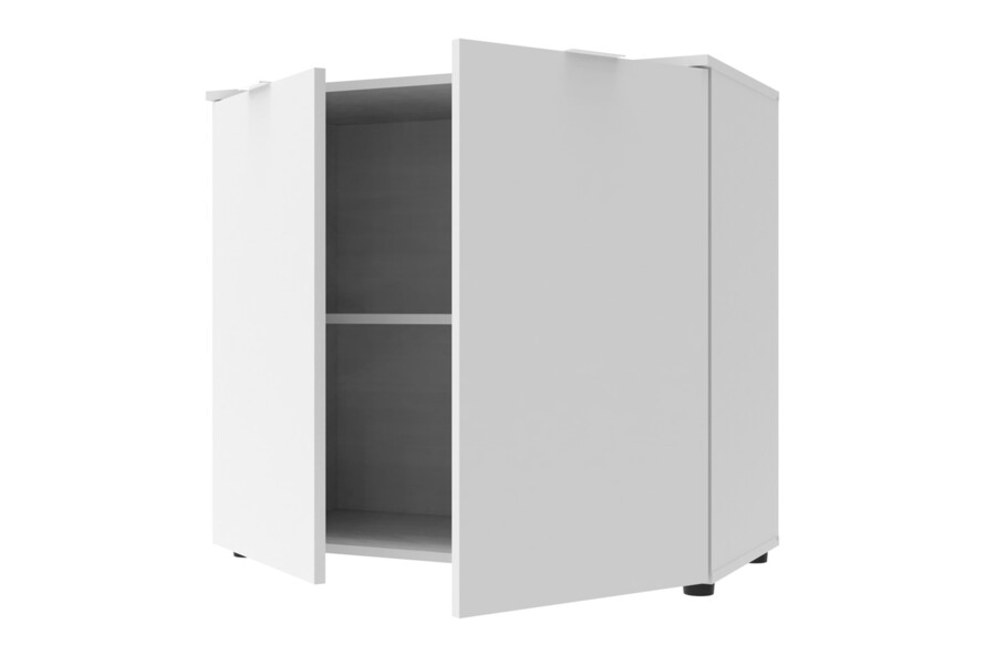 Комод Рон 3 2 фасади Білий