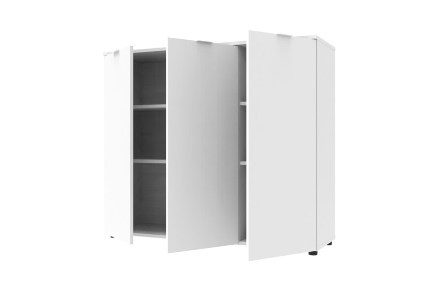 Комод Рон 6 3 фасади Білий 