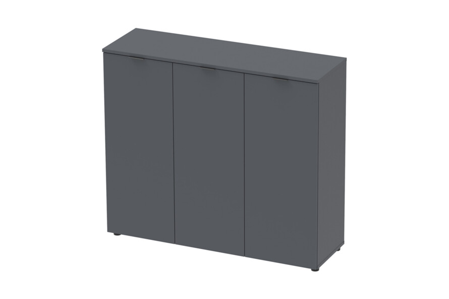 Комод Рон 6 3 фасада Графит