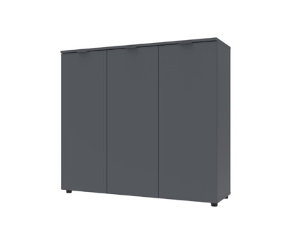 Комод Рон 6 3 фасада Графит