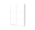 Шафа купе G-Caiser Білий / Білий 2 ДСП / 3 частини