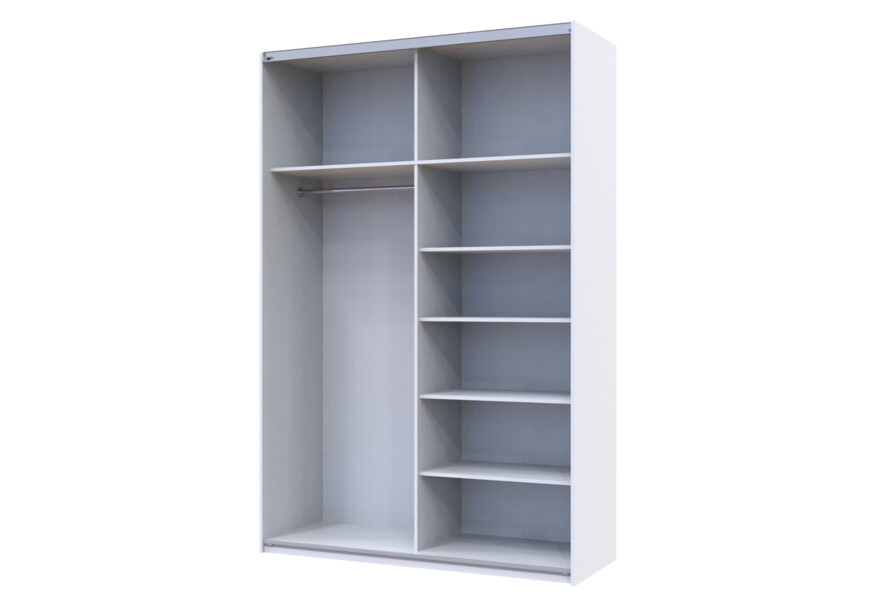 Шафа купе G-Caiser Білий 2 ДСП / 3 частини