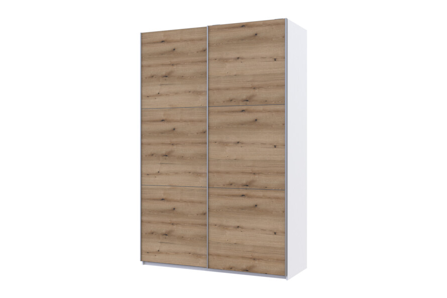 Шафа купе G-Caiser Білий Дуб Євок 2 ДСП