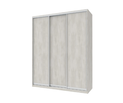 Шафа купе Сіті Лайт Біле дерево 3 ДСП