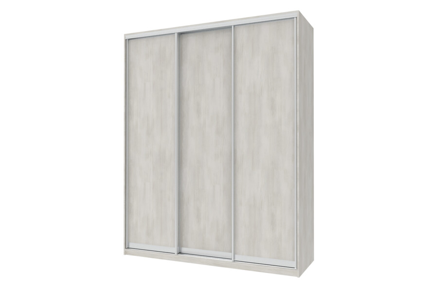 Шафа купе Сіті Лайт Біле дерево 3 ДСП