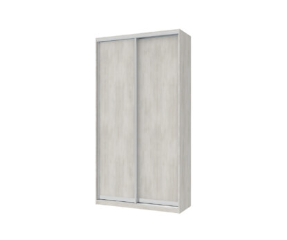 Шафа купе Сіті Лайт Біле дерево 2 ДСП