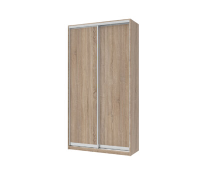 Шафа купе Сіті Лайт Дуб Cонома 2 ДСП широкий