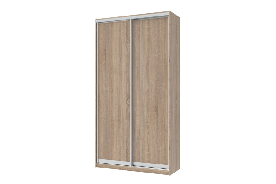 Шафа купе Сіті Лайт Дуб Cонома 2 ДСП широкий