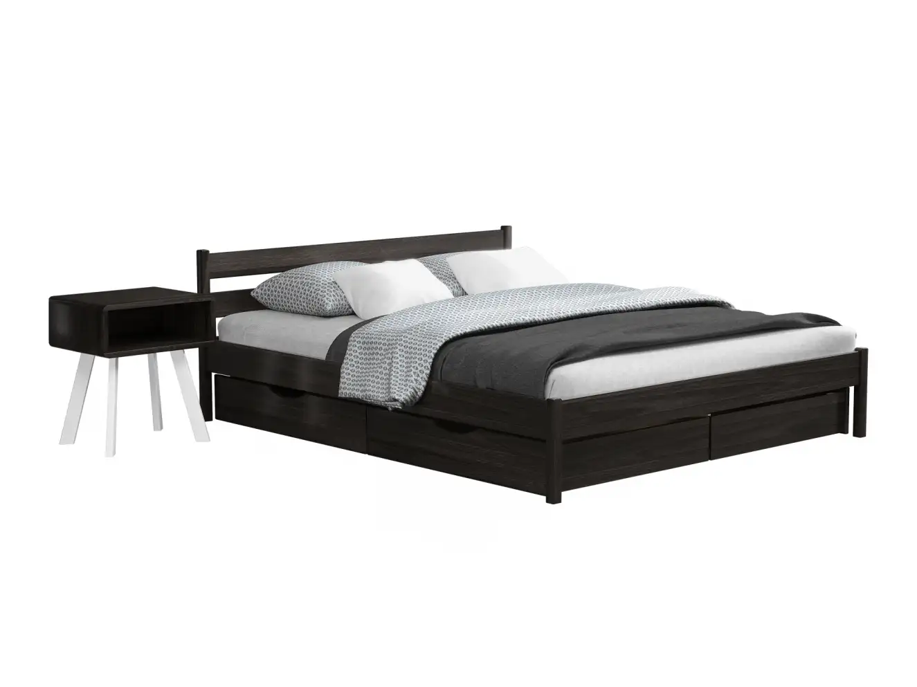 Кровать с дерева Нота Бене (бук) Цвет Венге