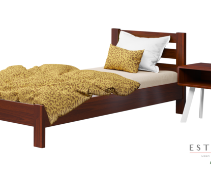 Кровать детская Рената Люкс (бук) Цвет Каштан