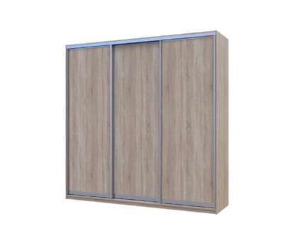 Шафа купе Сіті Лайт Дуб сонома 3 ДСП велика