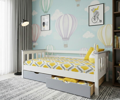 Дитяче ліжко Скандинавія Літл Колір Білий