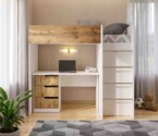 Ліжко дитяче Горище №3 / Bedroom 3 Колір Білий 
