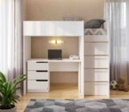 Ліжко дитяче Горище №3 / Bedroom 3 Колір Білий 