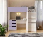 Ліжко дитяче Горище №3 / Bedroom 3 Колір Білий 