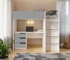 Ліжко дитяче Горище №3 / Bedroom 3 Колір Білий 