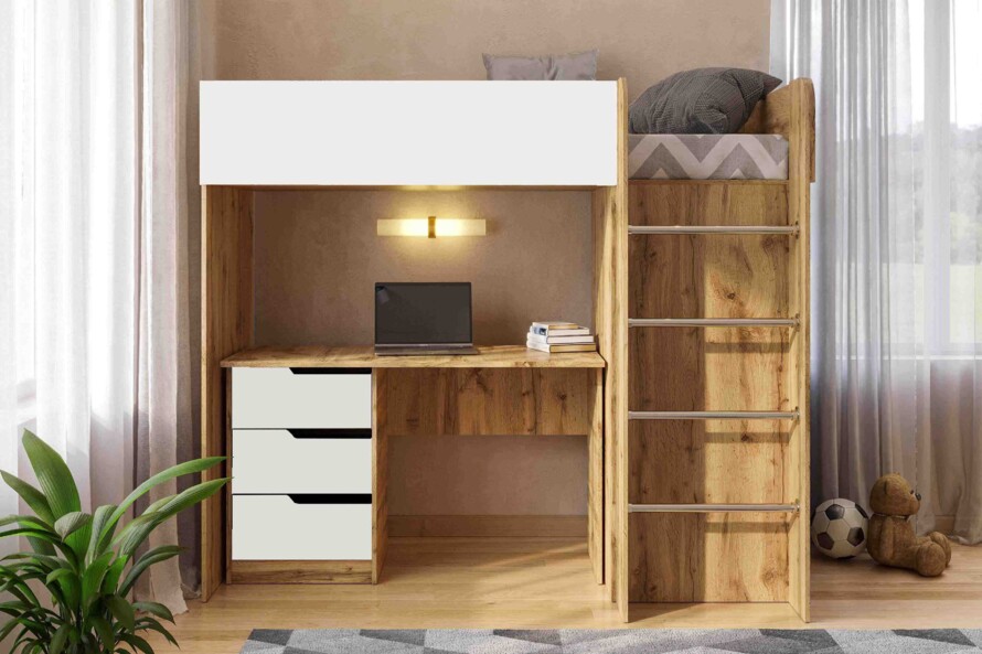 Ліжко дитяче Горище №3 / Bedroom 3 Колір Тахо 