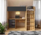 Ліжко дитяче Горище №3 / Bedroom 3 Колір Тахо 