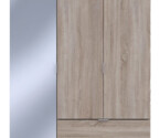 Шкаф для одежды Гелар Дуб сонома 2ДСП/Зеркало