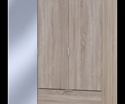 Шафа для одягу Гелар Дуб сонома 2ДСП/Дзеркало