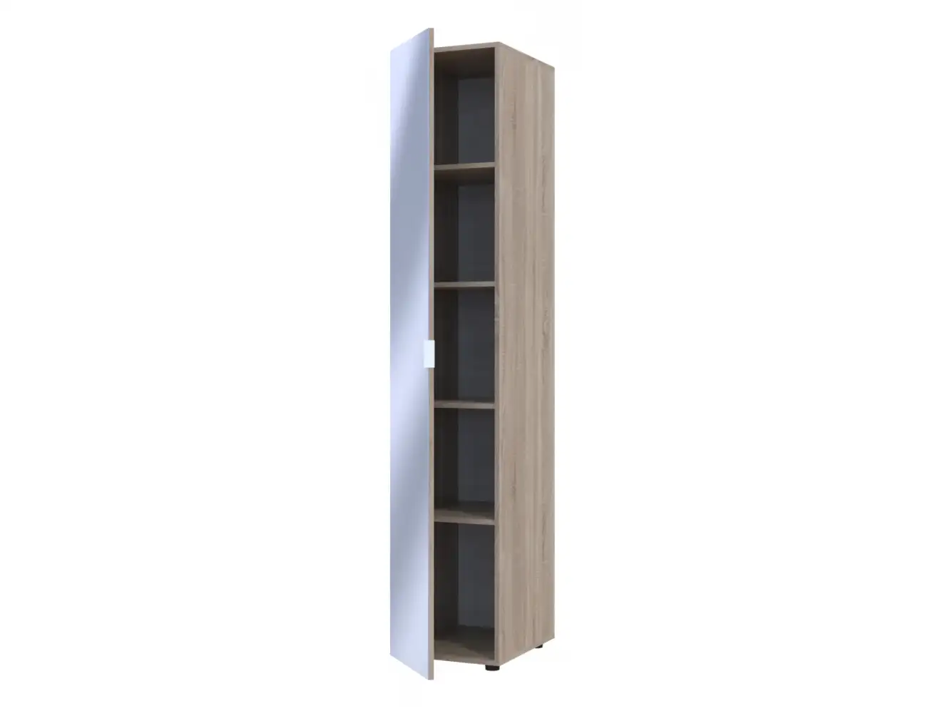 Шкаф для одежды Гелар Дуб сонома с Зеркалом