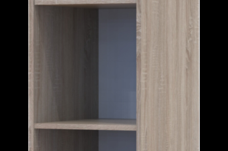 Шафа для одягу Гелар Дуб сонома з Дзеркалом