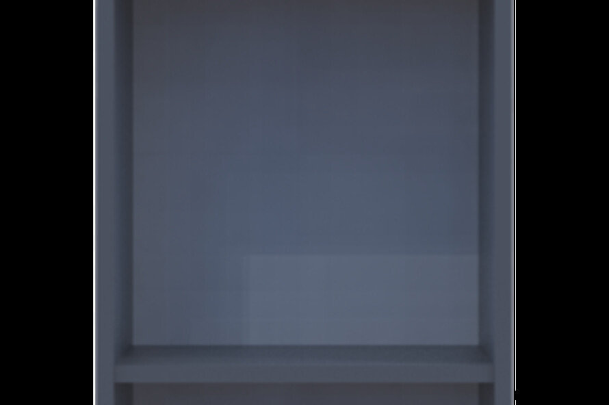 Шафа для одягу Гелар Графіт з Дзеркалом