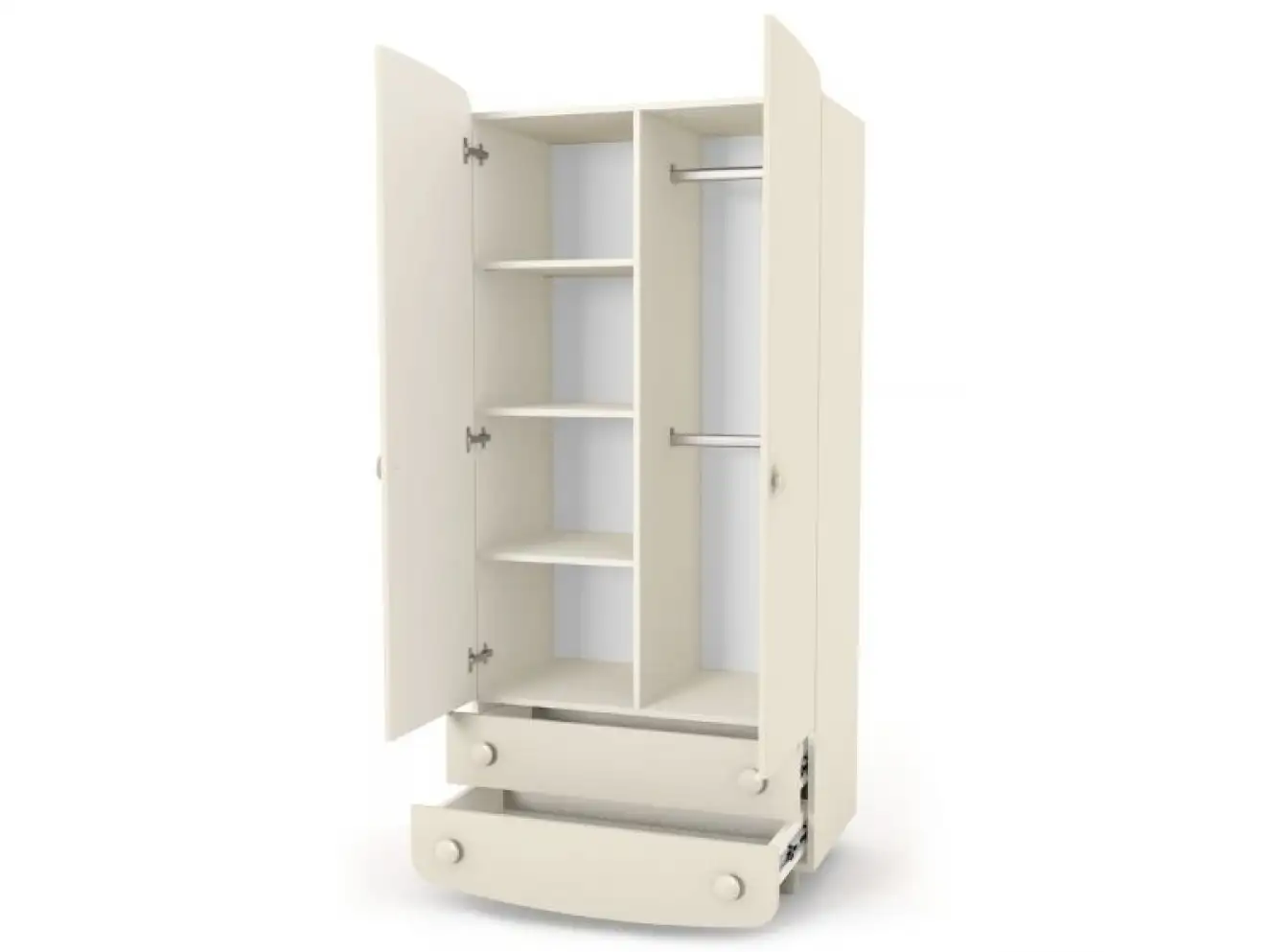 Шкаф Верес №1 Дсп (Слоновая Кость)