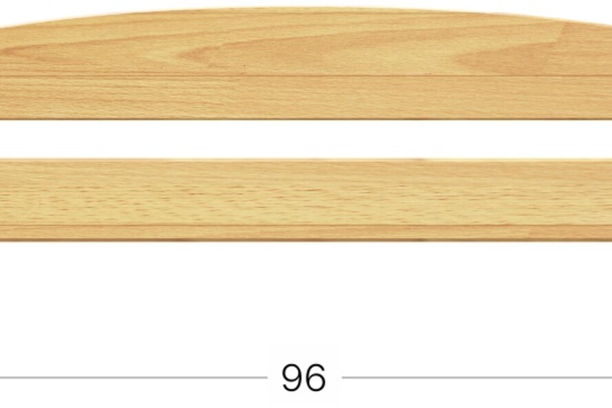 Кровать с дерева Селена (бук) Цвет Ольха Темная