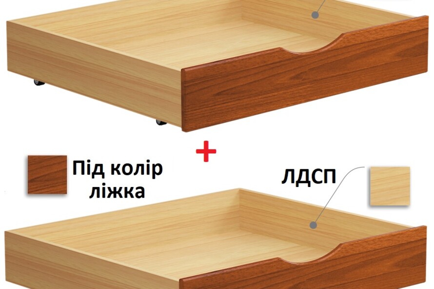 Дитяче ліжко будиночок Аммі ПЛЮС (бук) Колір Венге