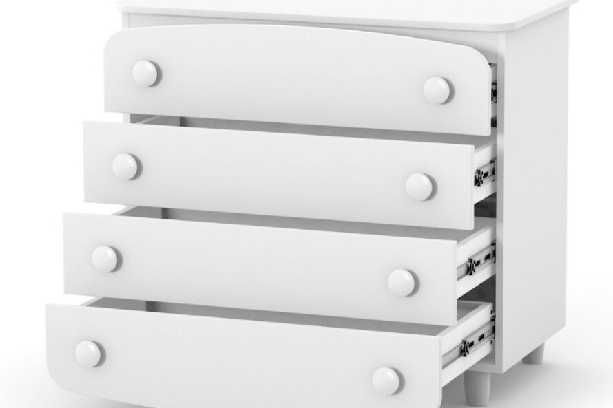 Комод Верес 900 ДСП (Білий)