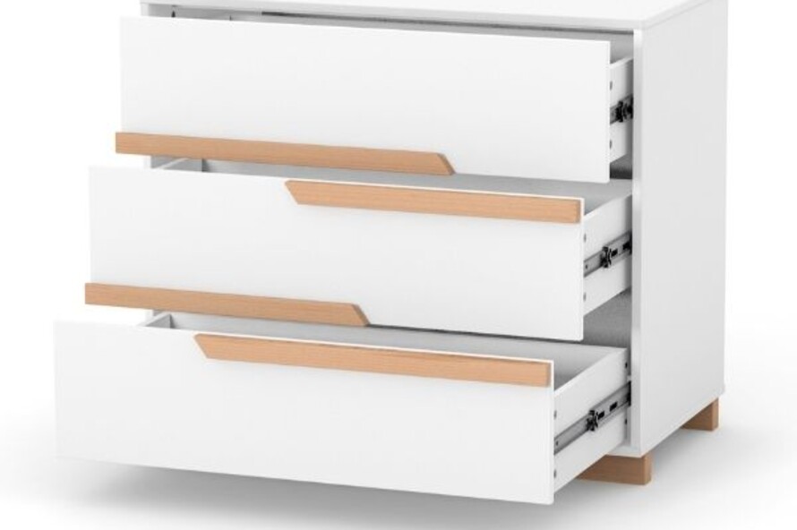 Комод Верес Сиэтл 900 (бело-буковый)